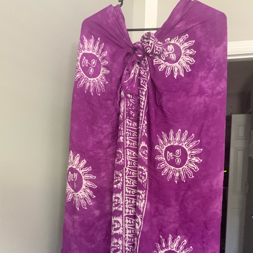 Tie around beach cover up